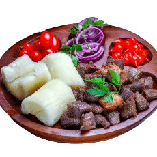 carne de sol com aipim
